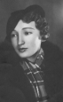 Janina Dąbrowska (1912-1975) - w 1935r. wyszła za mąż za Jana Dawida. Zdjęcie z ok. 1932 r. Fotografia z kolekcji J. Kaszyńskiego.
