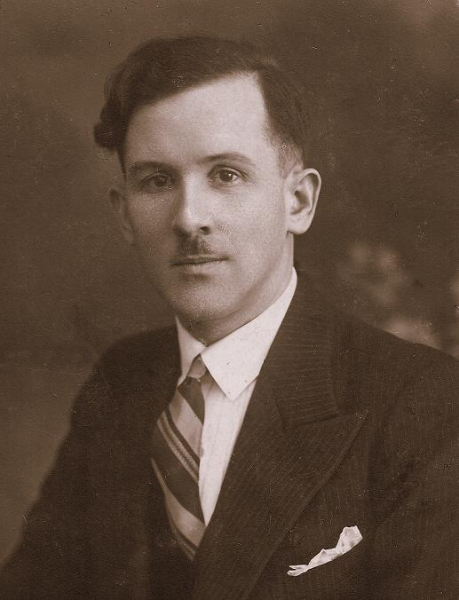 Stanisław Dawid (1899-1943) - syn Ludwika Dawida i Władysławy z Klembowskich. Zdjęcie z 1935 r. Fotografia z kolekcji J. Kaszyńskiego.